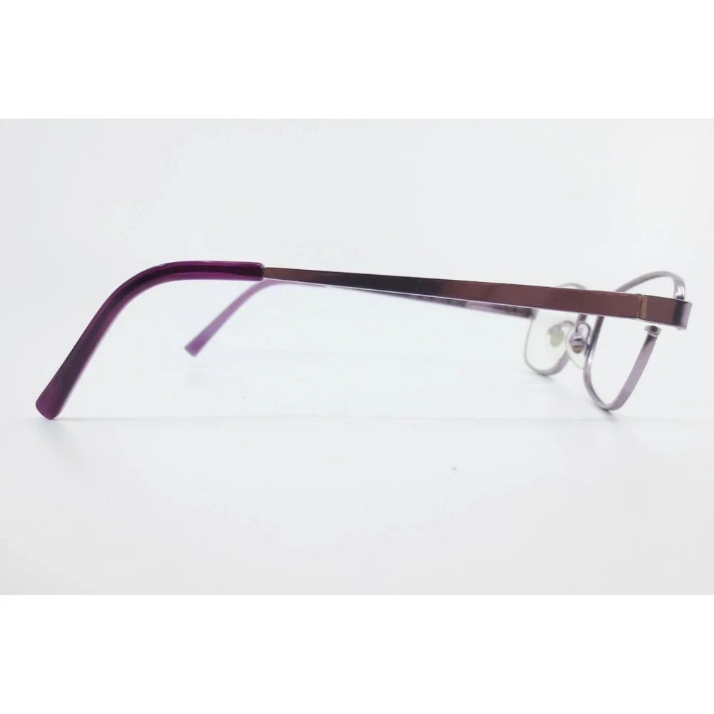 Sferoflex 2591 453 Purple Oval Eyeglass Frames 53-18-135 Metal Glasses